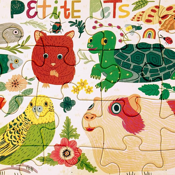 eeBoo 20 Piece Jigsaw Puzzle - Petie Forest Children's Puzzle Animal Themed, Large Pieces for Small Hands to Develop Motor Skills