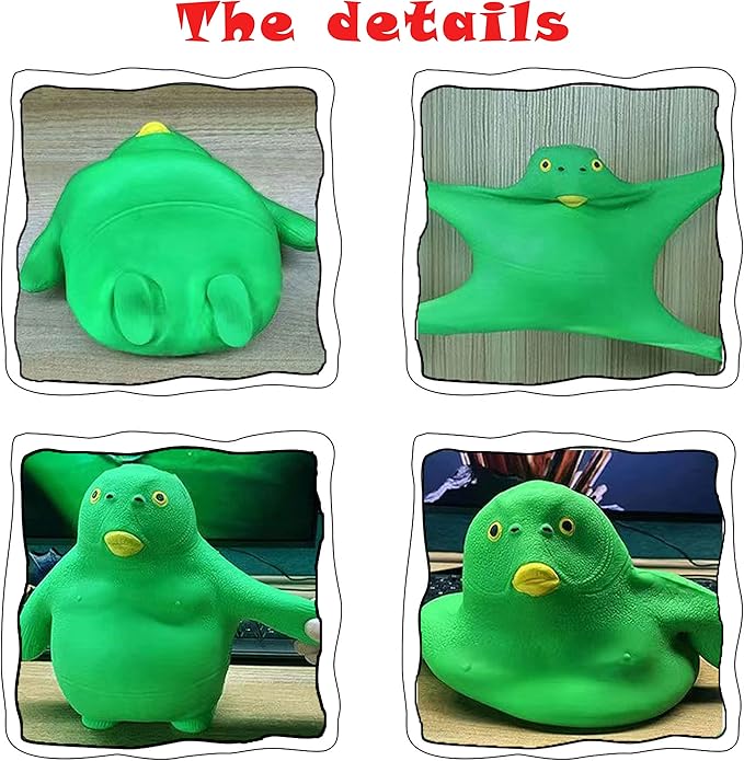 Flexible Stress Man Reliever Great for Calming Mind Styles Vary- Durable Fish Human-Shaped Stress Relief Toys for Reducing Anxiety and Tension, Funny Toy for Adults Teens Kids, Stocking Stuffer Gift