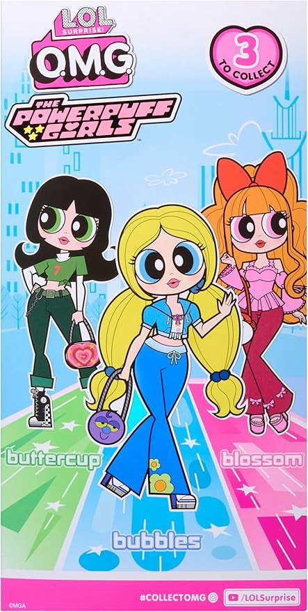LOL Surprise OMG The Powerpuff Girls Doll - Bubbles