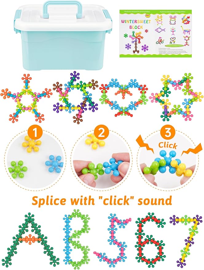 Rainbow Color Building Blocks Set – 600 PCS in 9 Bright Colors with Storage Box – Educational Construction Toy for Kids, STEM Creativity & Fine Motor Skills(Rainbow Colors)