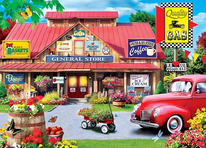 MasterPieces 1000 Piece Jigsaw Puzzle for Adults, Family, Or Youth - A Touch of Nostalgia - 19.25"x26.75"