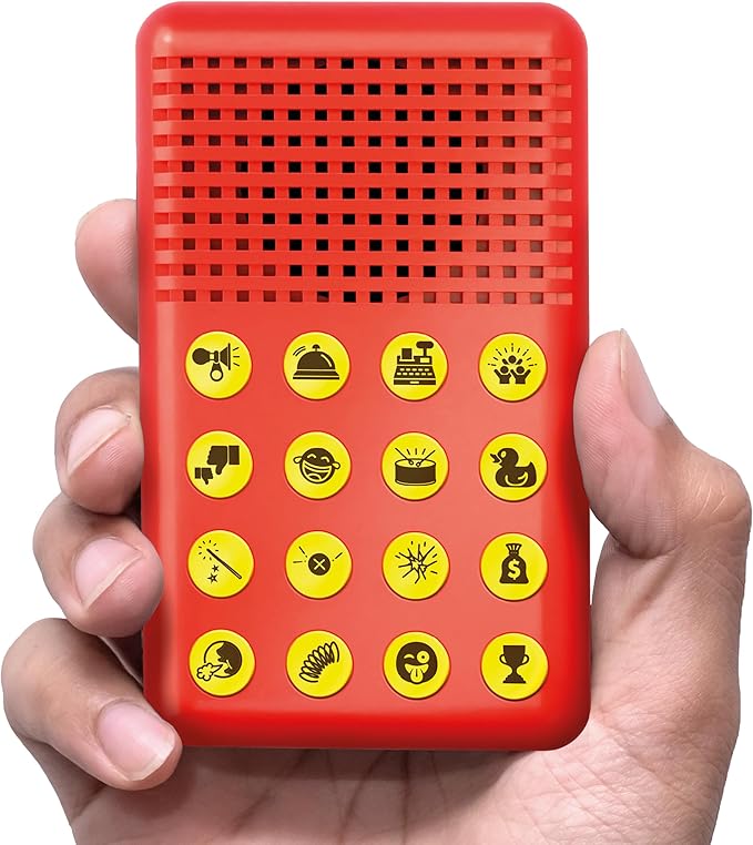 KNUCKLHEAD Sound Effects Machine - Easter Basket Stuffers - 16 Hilarious Sounds - Boys Prank Gifts for Kids- 6 7 8 9 10 Year Old Boy Gifts - Fun Boys Toys Age 8-13 - Cool Gadgets for Teens Easter Gift