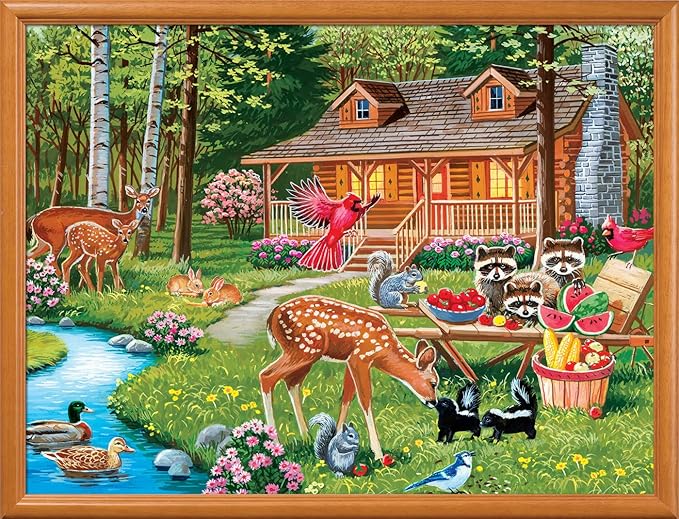 MasterPieces 400 Piece Jigsaw Puzzle for Adults, Family, Or Youth - Creekside Gathering - 18"x24"