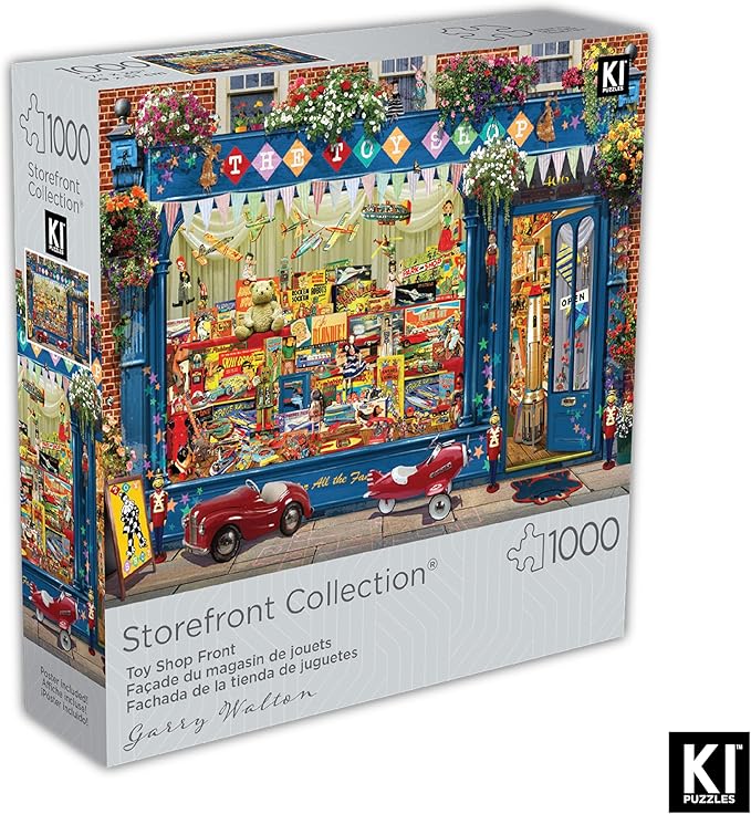 1000 Piece Puzzle for Adults Garry Walton Storefronts The Toy Store Colorful Jigsaw 27x20