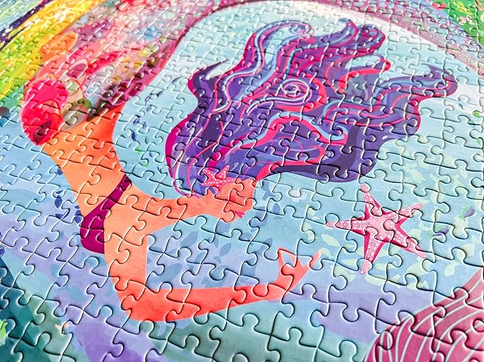 Elena Essex Puzzles for Adults 1000 Pieces - Sea Treasures, 1000 Piece Puzzle for Adults, Jigsaw Puzzles 1000 Pieces, Ocean Mermaid Sea Marine Underwater Puzzle, Size 28x20 inches