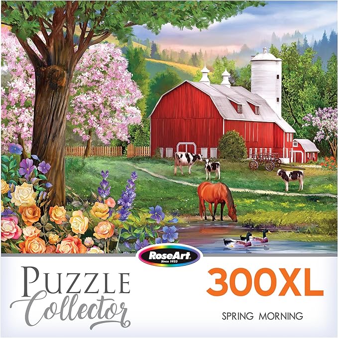 RoseArt - Puzzle Collector - Spring Morning - 300XL Piece Jigsaw Puzzle for Adults