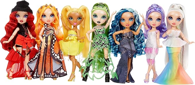 Rainbow High Fantastic Fashion Amaya Raine – Rainbow 11” Fashion Doll and Playset with 2 Complete Doll Outfits, and Fashion Play Accessories, Great Gift for Kids 4-12 Years Old