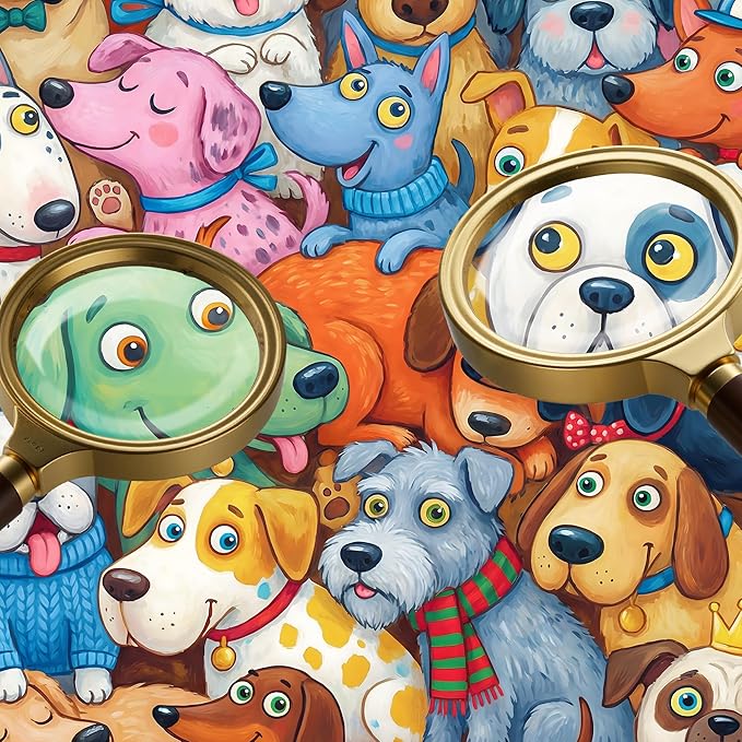 1000 piece Puzzle for Adults, Challenging Funny Doggy Delight Jigsaw Puzzles, Premium Matte Finish, 27.56 x 19.68 Inches, Perfect for Game Nights