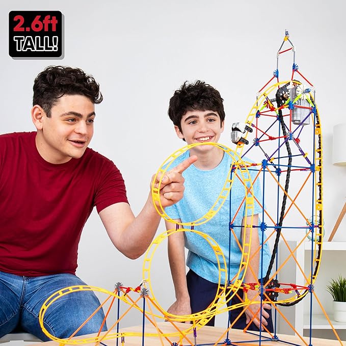 K'NEX - Amazin' 8 Coaster ‚ STEM Building Set, Kid Construction, Creative Play Toy‚ Ages 9+