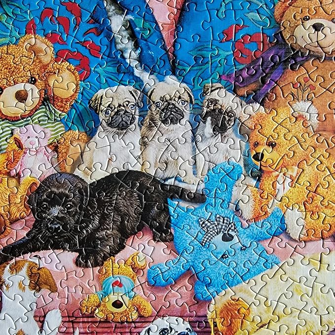 MasterPieces 1000 Piece Jigsaw Puzzle for Adults, Family, or Youth - Loose in The House - 26.75"x19.25" - Cartoon Pattern, Team Colors, Made of Recycled Material