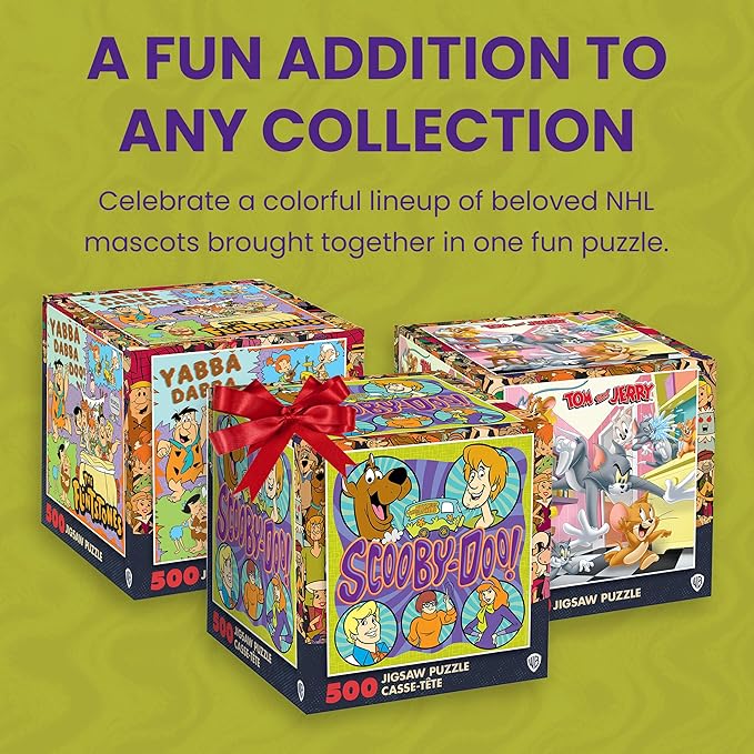 MasterPieces Hannah-Barbera Scooby-Doo 500 Piece Adult Jigsaw Puzzle - 15"x15"