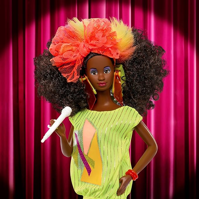 Barbie Signature Doll, and the Rockers Collectible Repro Deedee Doll, 40th Anniversary of 1986 Line, Doll Stand and Displayable Packaging