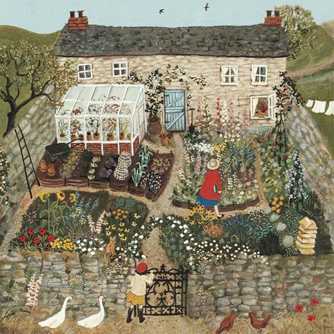 New York Puzzle Company - Loré Pemberton The Walled Garden - 500 Piece Jigsaw Puzzle for Adults by Loré Pemberton