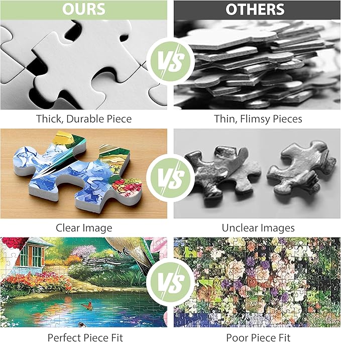 500 Pieces Puzzles for Adults Puzzle Hummingbird Flower Jigsaw Puzzles 500 Piece for Seniors, Letters on Back Challenging Toys Great Gift for Family Friends 20.5 x 15 in