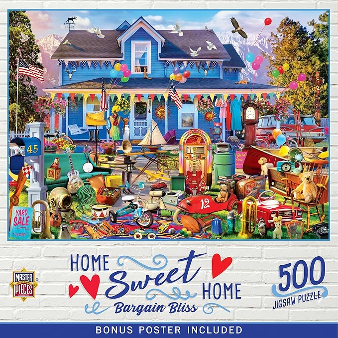 Masterpieces 500 Piece Jigsaw Puzzle for Adults, Family, Or Kids - Bargain Bliss - 15"x21"