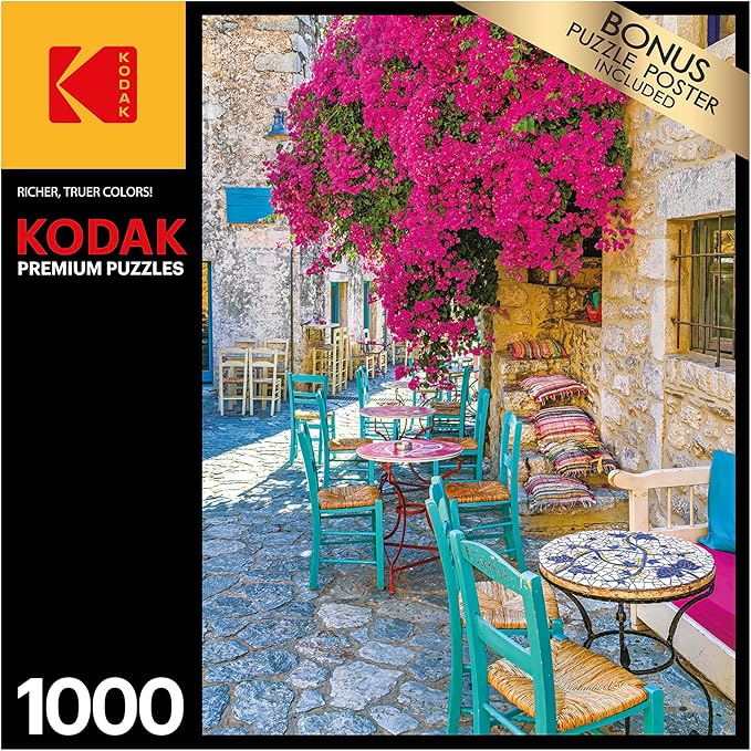 RoseArt - Kodak Premium - Village Areopoli - 1000 Piece Jigsaw Puzzle for Adults