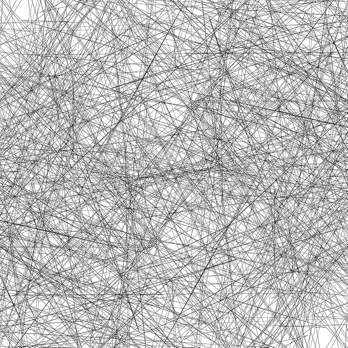 Bgraamiens Puzzle-The Lines -1000 Pieces Black and White Simple Fashion Challenge Blue Board Jigsaw Puzzles
