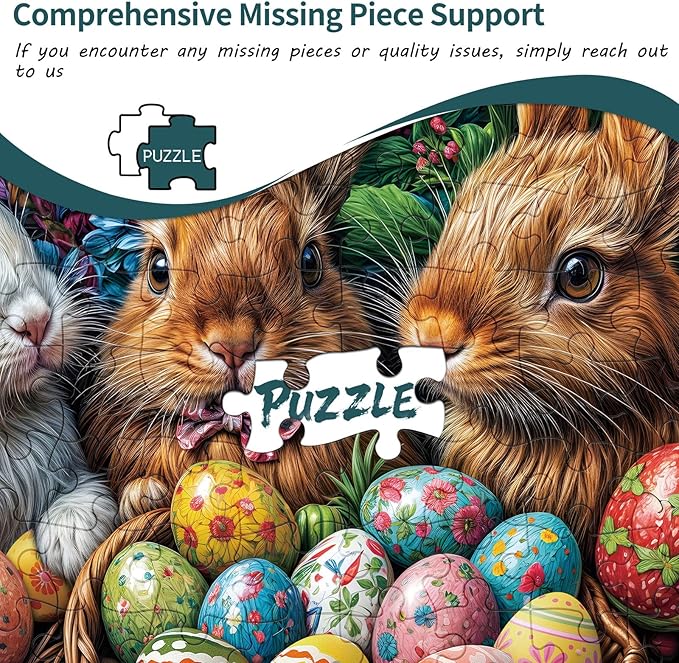 Easter Egg Puzzles for Adults 500 Piece, Jigsaw Puzzles for Adults, Adult Challenging Game Toys, Impossible Puzzle, Family Decoration, Educational Easter Egg Puzzle