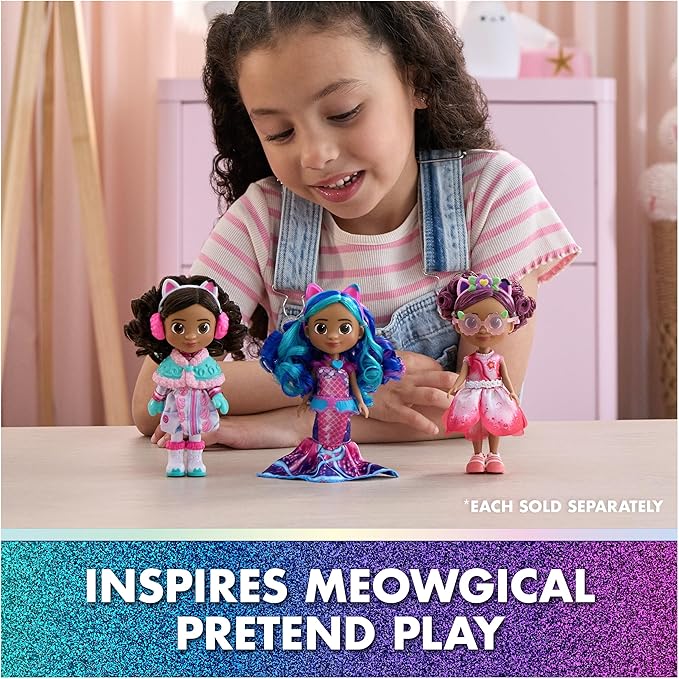 Gabby's Dollhouse: The Movie, Gabby's Garden Friends Pack with 6-Inch Gabby Doll, 4 Toy Figures & Accessories, Kids Toys for Girls & Boys Ages 3 and Up