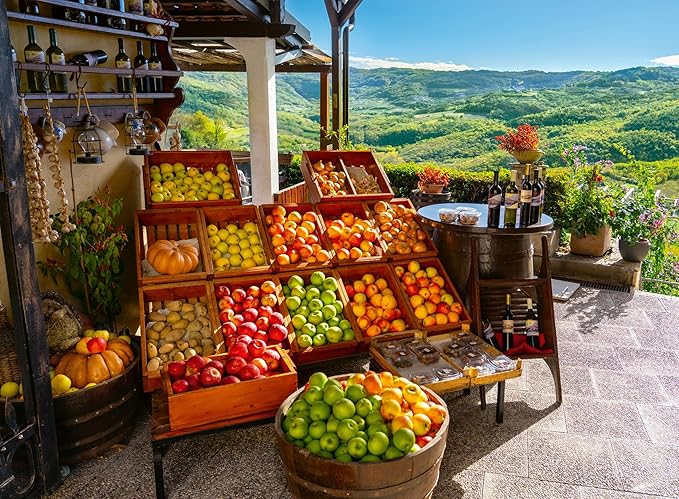 Ravensburger Fruit Market, Croatia 500 Piece Puzzle for Adults