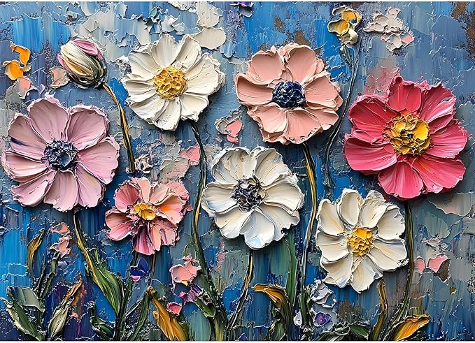 Jigsaw Puzzle 1000 Pieces Oil Painting Secret Garden Puzzle Romantic European Florals, 1000-Piece Collector’s Puzzle