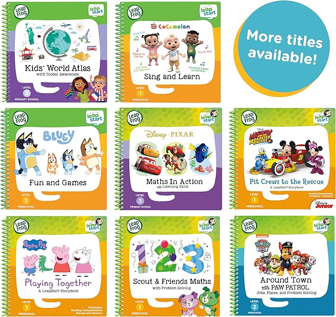 LeapFrog LeapStart Kindergarten Activity Book: Kids' World Atlas and Global Awareness