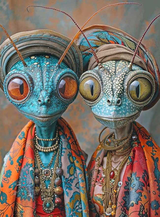 Cross & Glory - Meet The Aliens: Kylo and Mira - 1000 Piece Alien Jigsaw Puzzle | Sci-Fi Adventure | Perfect for Puzzle Enthusiasts