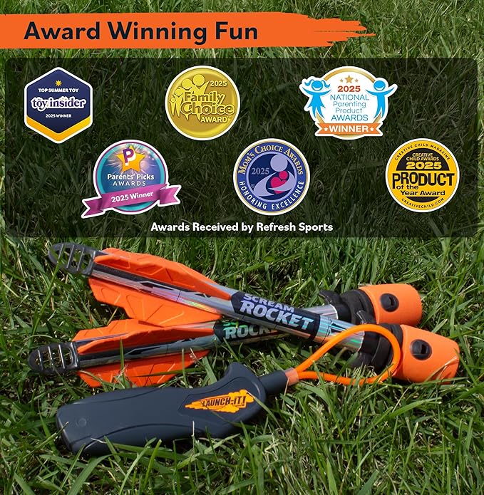 Toy Rocket Launcher for Kids: Best Easter Gifts for Boys & Girls All Ages 8 & Up - Slingshot Rockets Launchers - Easter Basket Stuffers for Teens - Outdoor Toys Gifts for 8 9 10 11 12 13 Year Old Boys