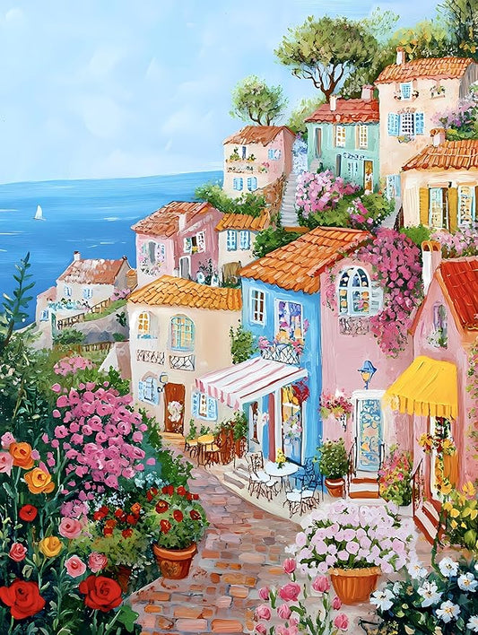 1000 Piece Puzzle for Adults, Challenging Coastal Charm Jigsaw Puzzles, Premium Matte Finish, 27.56 x 19.68 Inches, Perfect for Game Nights