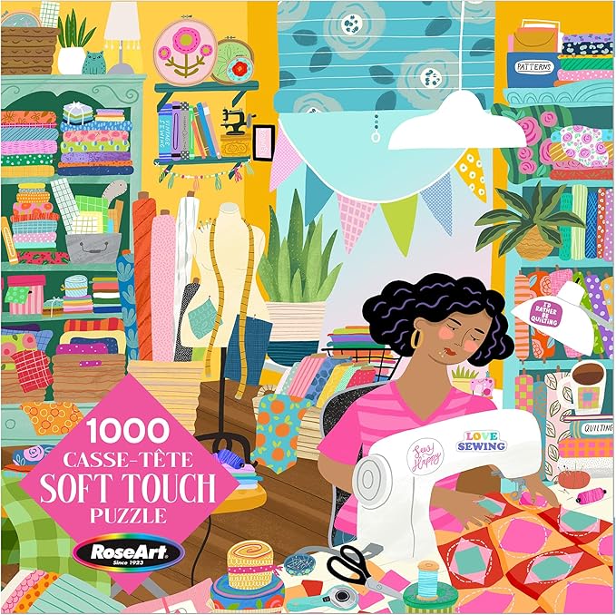 RoseArt - Soft Touch - Sewing Room - 1000 Piece Jigsaw Puzzle for Adults