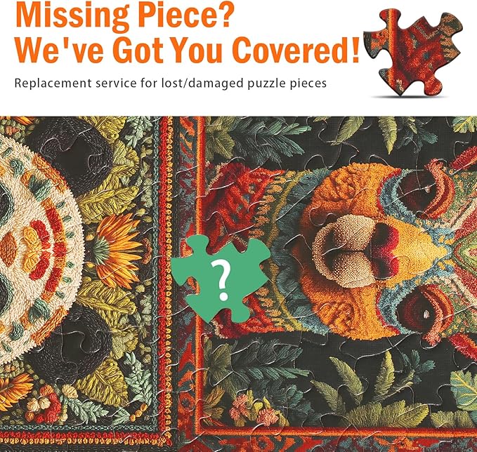 Jigsaw Puzzles for Adults 1000 Pieces, Animal Collection Difficult Challenging Unique Puzzle for Game Night Family Home Decor, 20x27 Inches, Animal Knitting