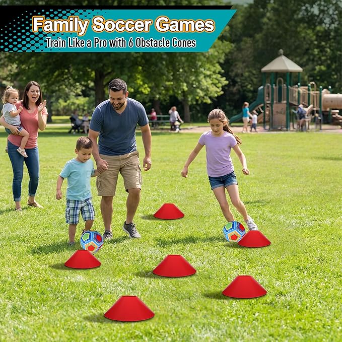 COUOMOXA Sports Soccer Toys for Kids: Interactive Soccer Toy with Rebound - Soccer Gift for 3 4 5 6 7 8-12 Year Old Boys Backyard Indoor 2-in-1 Football Games - Birthday Gifts for Ages 3-12