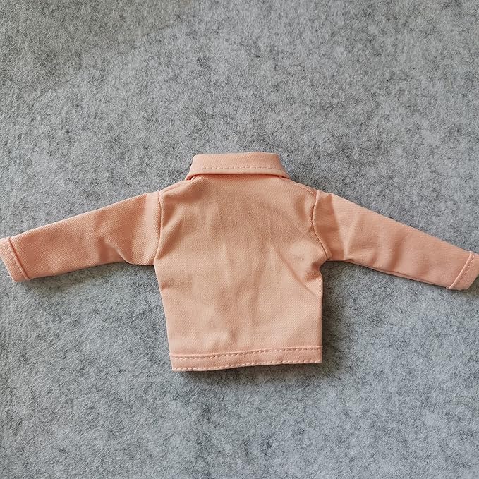 SSbeauty M 1:6 Scale Jeans Coat Jacket for 12" TBLeague Phicen Male Female Toy Action Figure Doll Clothes (Pink)