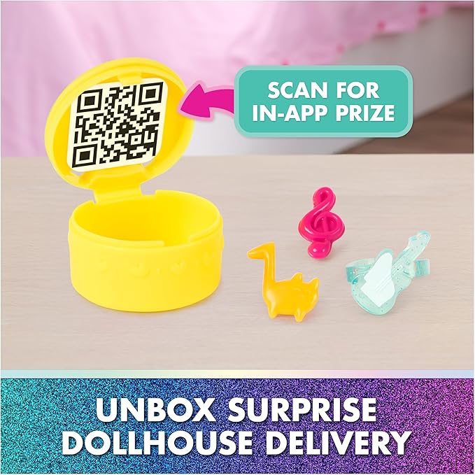 DreamWorks GABBY'S Dollhouse The Movie, Paw-Some Party Story Set with DJ Catnip, 2 Eraser Cat Toy Figures & Accessories, Kids Toys for Girls & Boys Ages 3 and Up