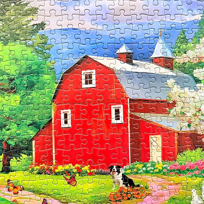 500 Piece Jigsaw Puzzles for Adults - Farm Scenery