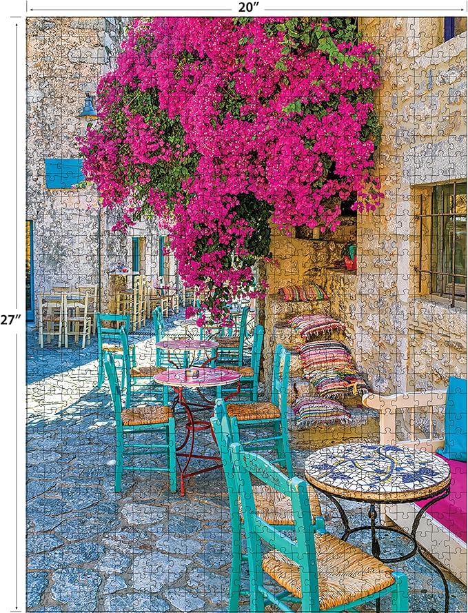 RoseArt - Kodak Premium - Village Areopoli - 1000 Piece Jigsaw Puzzle for Adults