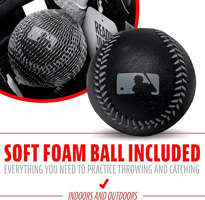 Franklin Sports Kids Baseball Gloves - RTP Youth Teeball Glove + Ball Set - Boys + Girls Teeball Mitt - Kids + Toddlers - 9.5"
