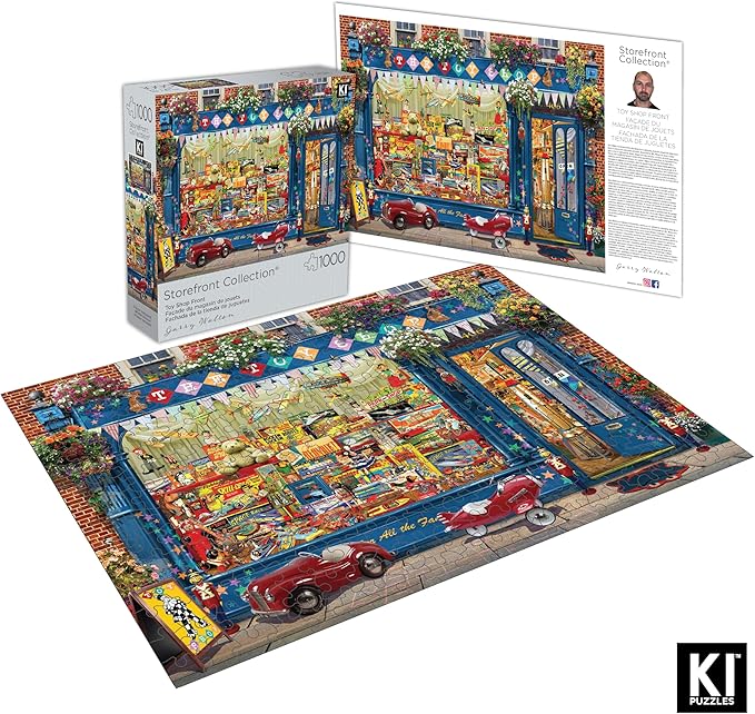 1000 Piece Puzzle for Adults Garry Walton Storefronts The Toy Store Colorful Jigsaw 27x20