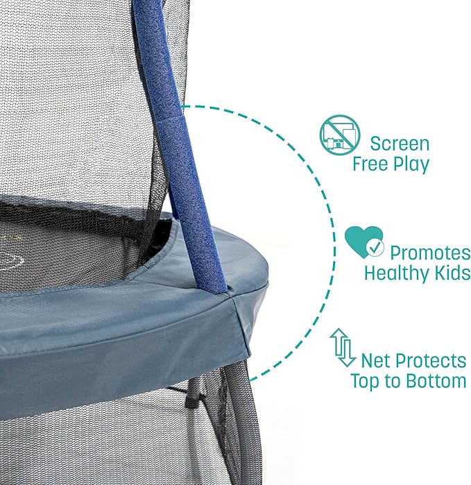 Mini Trampoline with Enclosure Net