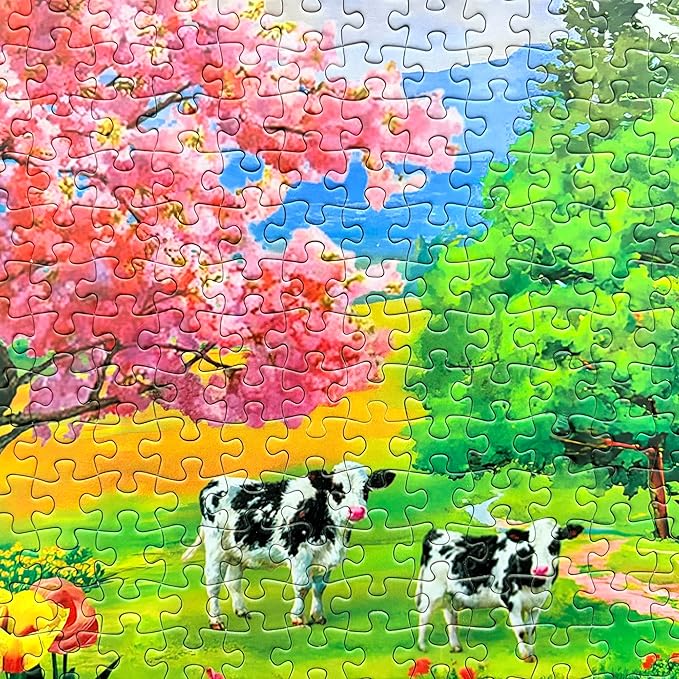 500 Piece Jigsaw Puzzles for Adults - Farm Scenery