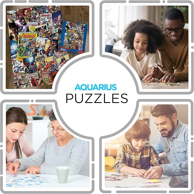 AQUARIUS Marvel Puzzle Cast (1000 Piece Jigsaw Puzzle) - Officially Licensed Marvel Merchandise & Collectibles - Glare Free - Precision Fit - Virtually No Puzzle Dust - 20 x 28 Inches