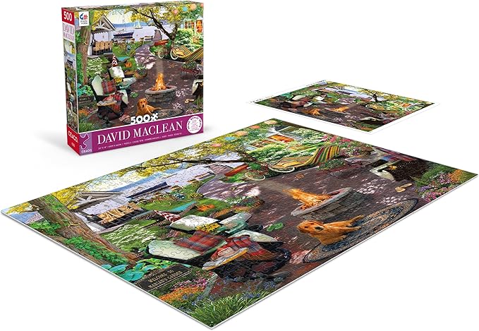Ceaco - David Maclean - Marian's Garden - 500 Piece Jigsaw Puzzle, 24 x 18
