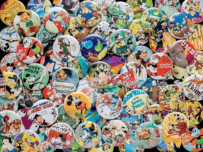 Ceaco - Disney - Vintage Buttons - 750 Piece Jigsaw Puzzle