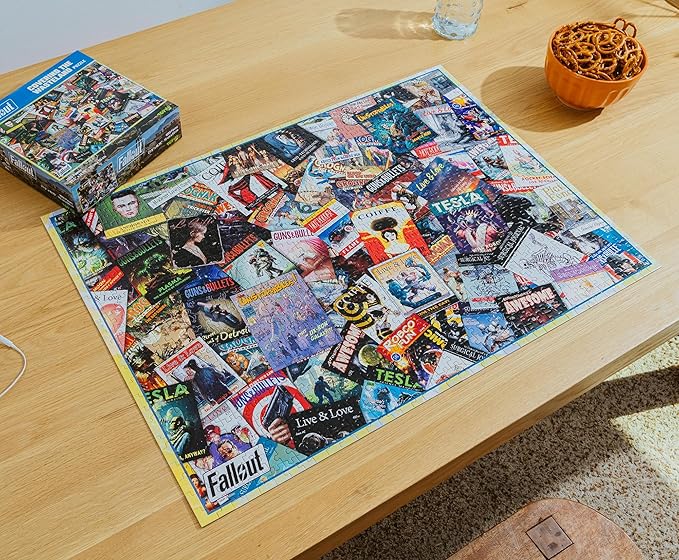 Fallout Covering The Wasteland 1000-Piece Jigsaw Puzzle for Adults | 28 x 20 Inches