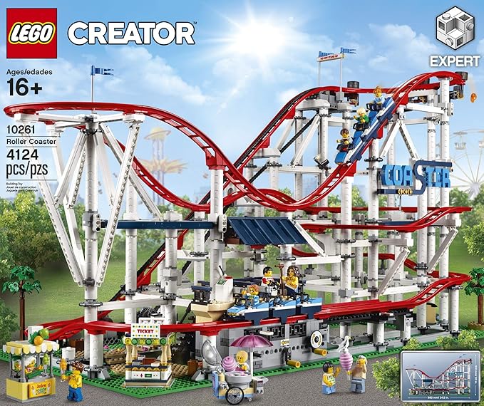 LEGO Creator Expert Roller Coaster 10261 Building Kit (4124 Pieces)