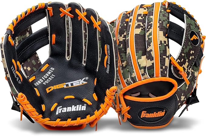 Franklin Sports Kids Baseball Gloves - RTP Youth Teeball Glove + Ball Set - Boys + Girls Teeball Mitt - Kids + Toddlers - 9.5"