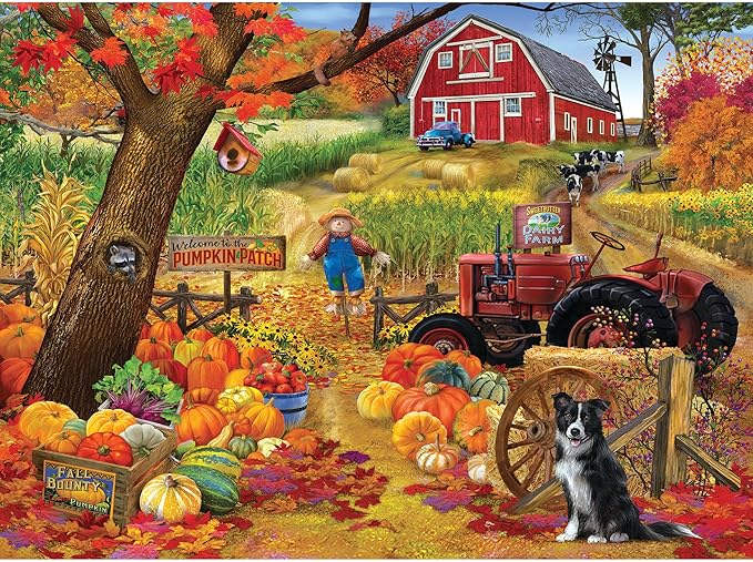 RoseArt - Chris Bigelow - Fall Harvest - 1000 Piece Jigsaw Puzzle for Adults