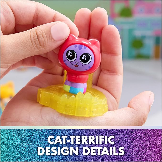 Gabby's Dollhouse: The Movie, 15-Piece Mini Movie Figures Set with 12 Figurines & 3 Themed Display Bases, Kids Toys for Girls & Boys Ages 3 and Up