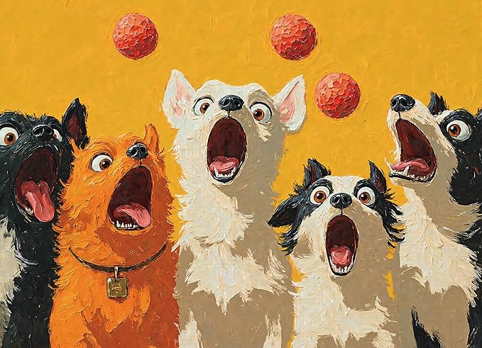 Jigsaw Puzzles for Adults 1000 Pieces, Animal Dogs Difficult Challenging Unique Puzzle for Game Night Family Home Decor, 20x27 Inches, 5 Dogs
