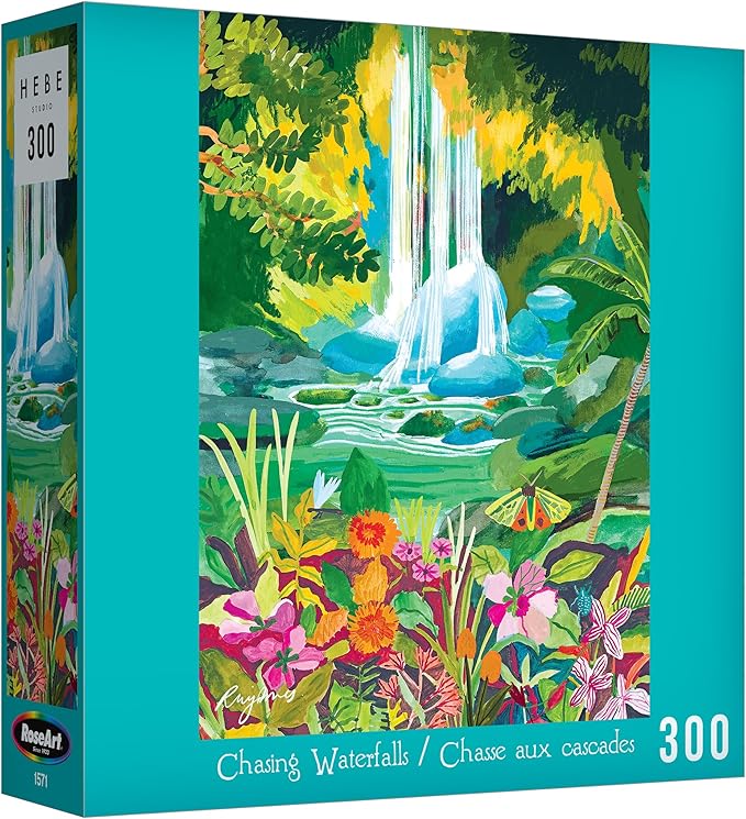 RoseArt - Hebe Studio - Chasing Waterfalls - 300 Piece Jigsaw Puzzle for Adults